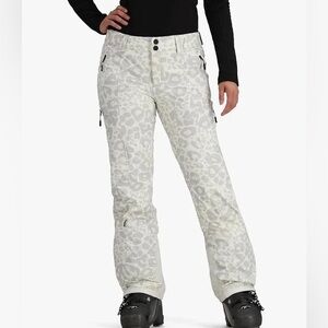 OBERMEYER EMILY WOMENS PANT in snow cat, size 6